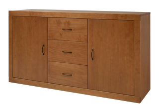 Buffetschrank Euro - Sideboard mit 3 Schubladen und 2 Türen - Memomad