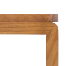 Holzbank Natu – 3 Sitzer Holzbank in Nussbaum-Optik
