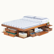 Funktionsbett Bali 180x200 cm - Bett mit Bettkasten und viel Stauraum