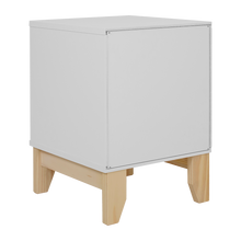 Nachtschrank XO - Weiß und Natur - Memomad