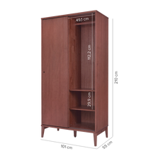 Kleiderschrank Charme 2-Türig - Memomad