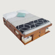 Funktionsbett Bali 160x200 cm - Bett mit Stauraum und Bettkasten - Inkl. Lattenrost - Memomad