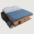 Funktionsbett Bali 160x200 cm - Bett mit Stauraum und Bettkasten - Inkl. Lattenrost - Memomad